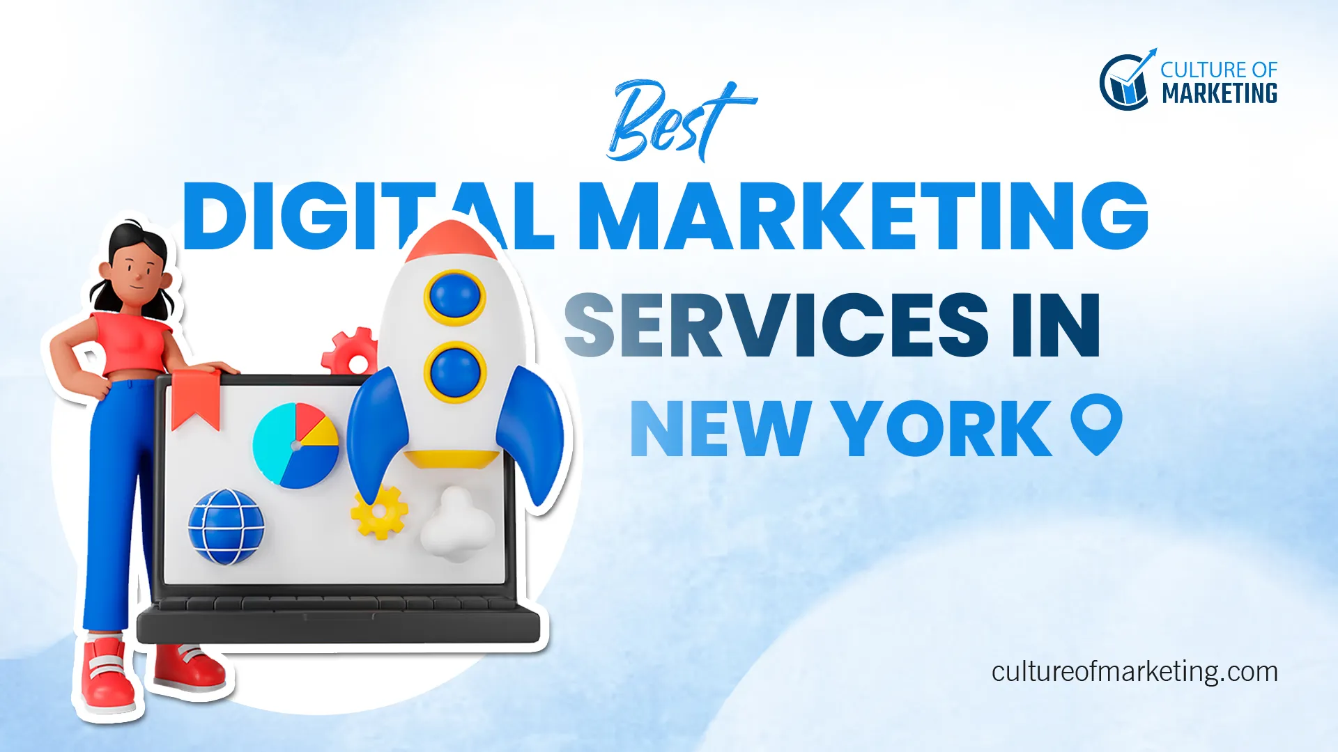 Banner showing best digital marketing services available in New York